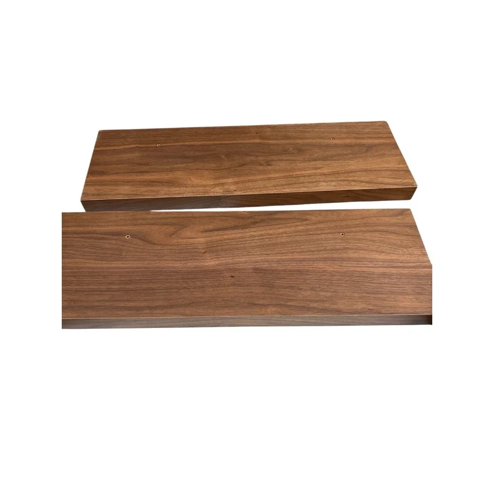 Floating Shelves for Wall |‎ 8 Inch Deep Rustic Set of 2 With Solid Dark Oak
